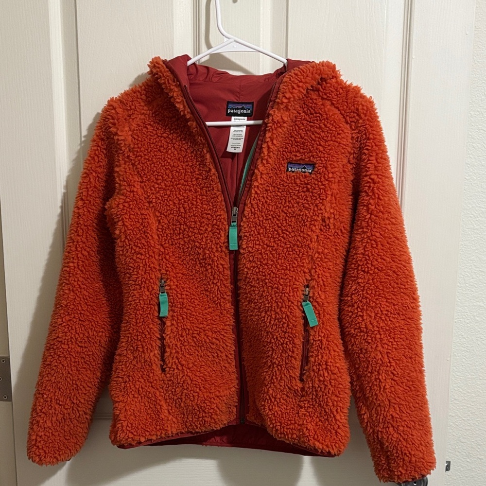 Patagonia' Vibrant Orange Fleece Jacket